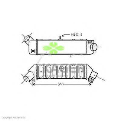 KAGER 311234 Интеркулер
