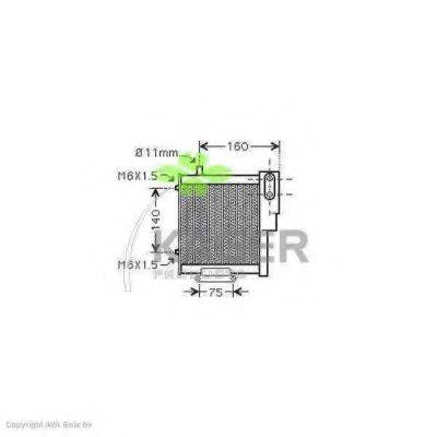 KAGER 313713 масляный радиатор, двигательное масло