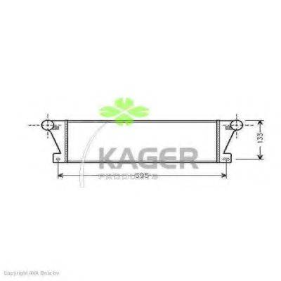 KAGER 313864 Интеркулер
