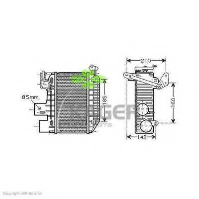 KAGER 313931 Интеркулер