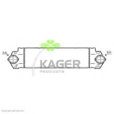 KAGER 314104 Интеркулер