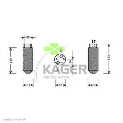 KAGER 945105 Осушитель, кондиционер