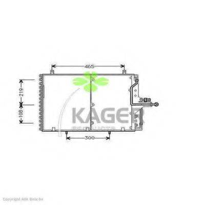 KAGER 945193 Конденсатор, кондиционер