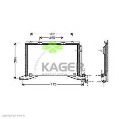 KAGER 945203 Конденсатор, кондиционер
