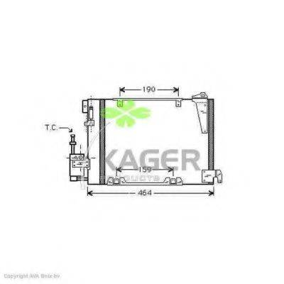 KAGER 945259 Конденсатор, кондиционер