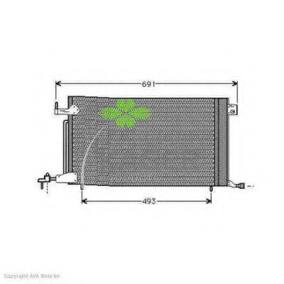 KAGER 945290 Конденсатор, кондиционер