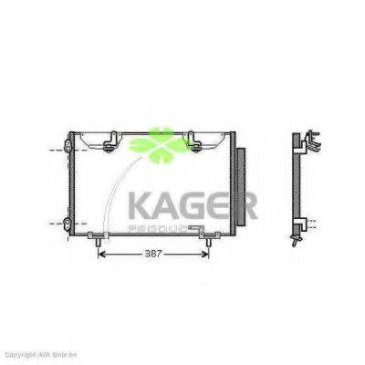 KAGER 945357 Конденсатор, кондиционер