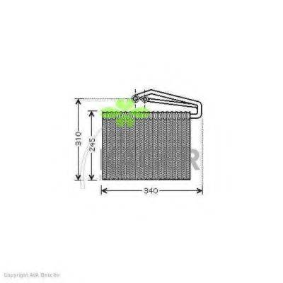 KAGER 945750 Испаритель, кондиционер