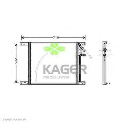 KAGER 945947 Конденсатор, кондиционер