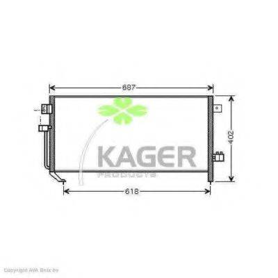 KAGER 945993 Конденсатор, кондиционер