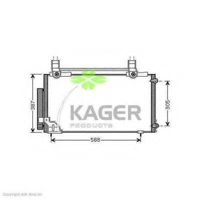 KAGER 946291 Конденсатор, кондиционер