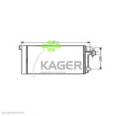 KAGER 946349 Конденсатор, кондиционер