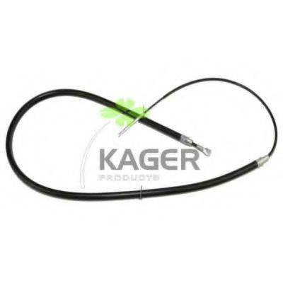 KAGER 190568 Трос, стояночная тормозная система