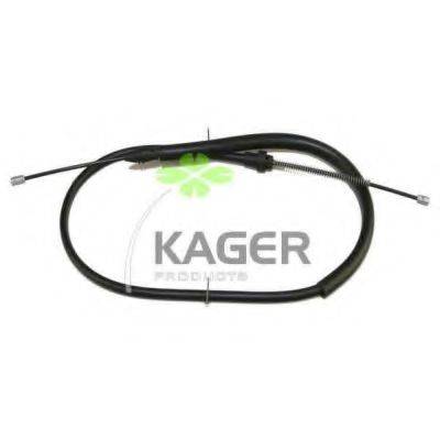 KAGER 191635 Трос, стояночная тормозная система
