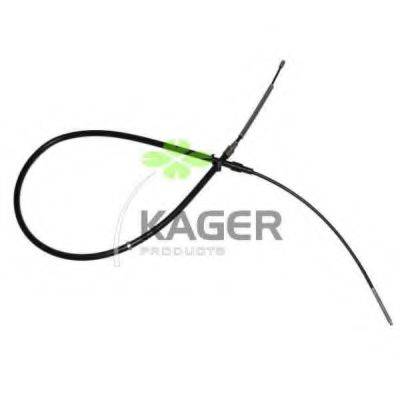 KAGER 191698 Трос, стояночная тормозная система