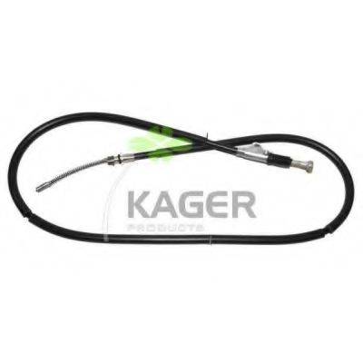 KAGER 190838 Трос, стояночная тормозная система