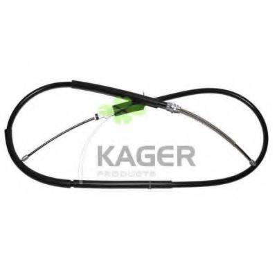 KAGER 191727 Трос, стояночная тормозная система