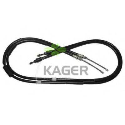 KAGER 191975 Трос, стояночная тормозная система