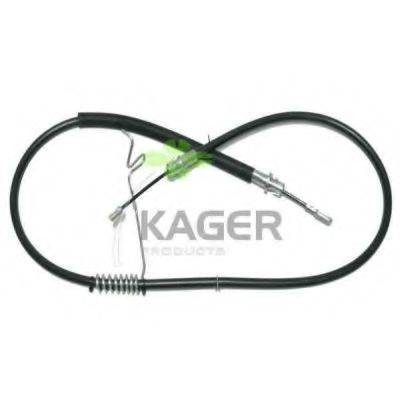 KAGER 191997 Трос, стояночная тормозная система