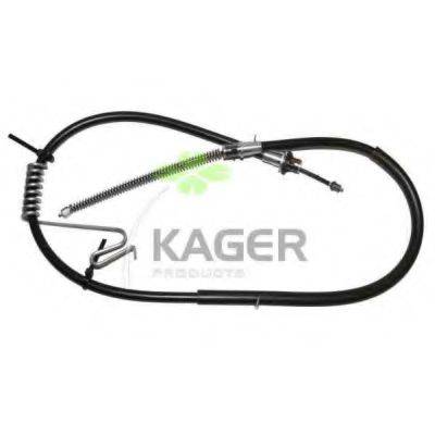 KAGER 196100 Трос, стояночная тормозная система