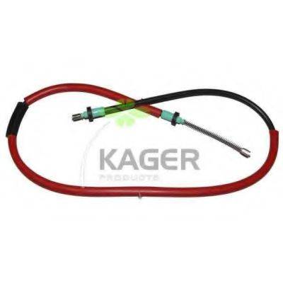 KAGER 196428 Трос, стояночная тормозная система