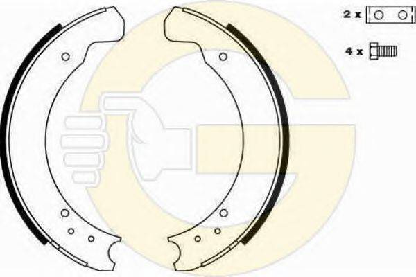 GIRLING 5160751 Комплект тормозных колодок