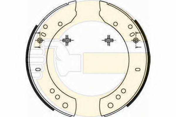 GIRLING 5160821 Комплект тормозных колодок