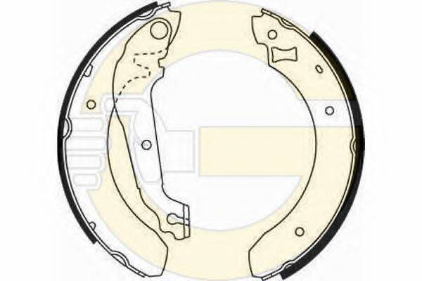 GIRLING 5162071 Комплект тормозных колодок