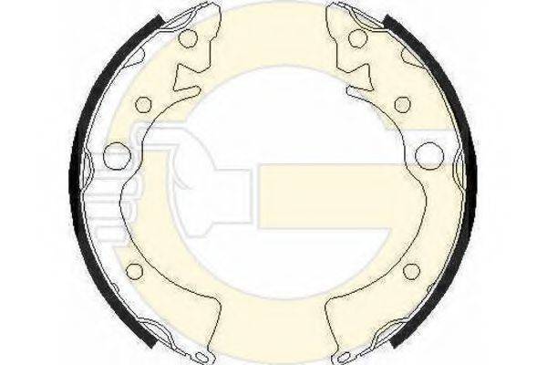 GIRLING 5162109 Комплект тормозных колодок