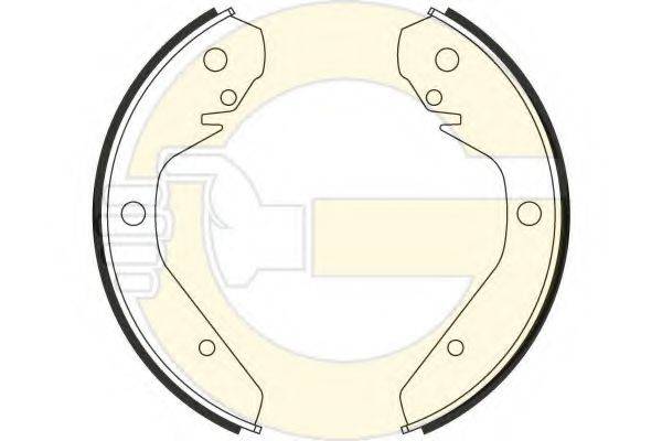 GIRLING 5180269 Комплект тормозных колодок