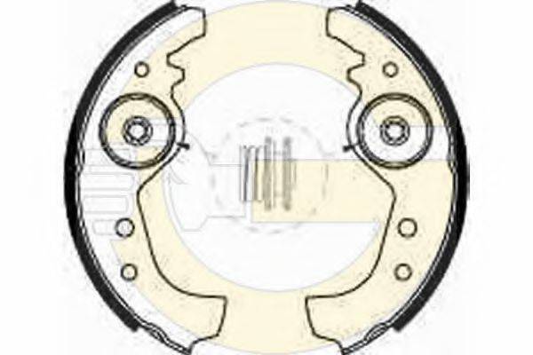GIRLING 5181609 Комплект тормозных колодок