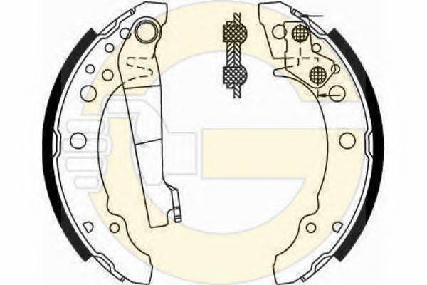 GIRLING 5181669 Комплект тормозных колодок