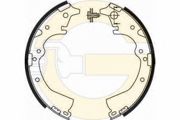 GIRLING 5181849 Комплект тормозных колодок