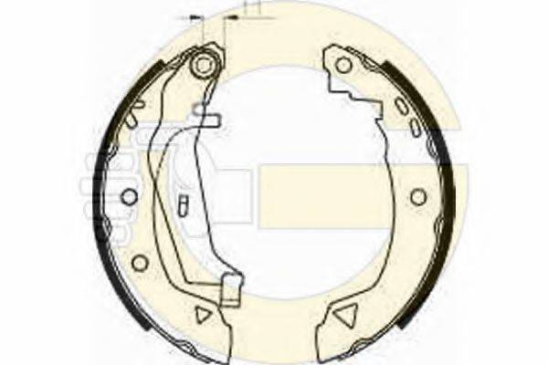 GIRLING 5182403 Комплект тормозных колодок
