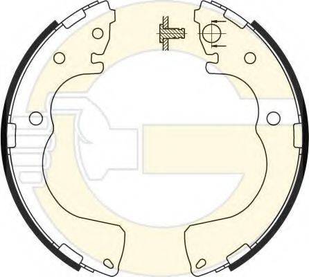 GIRLING 5184359 Комплект тормозных колодок