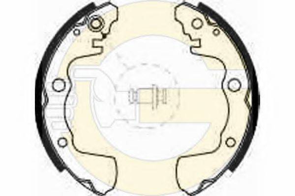 GIRLING 5185089 Комплект тормозных колодок