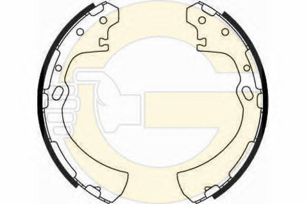 GIRLING 5185129 Комплект тормозных колодок