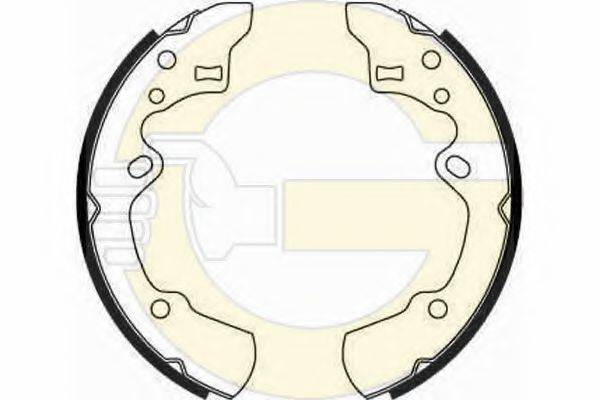 GIRLING 5185209 Комплект тормозных колодок