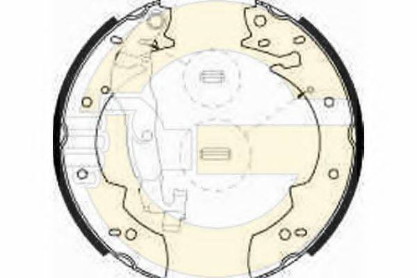 GIRLING 5185241 Комплект тормозных колодок