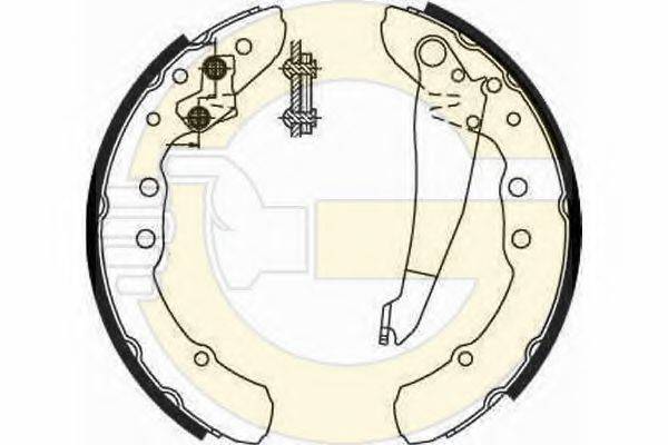 GIRLING 5185449 Комплект тормозных колодок
