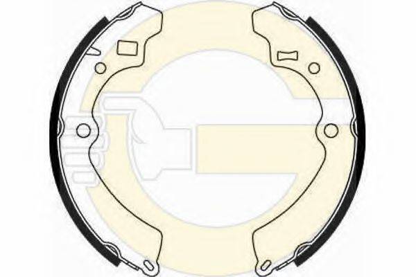 GIRLING 5185489 Комплект тормозных колодок
