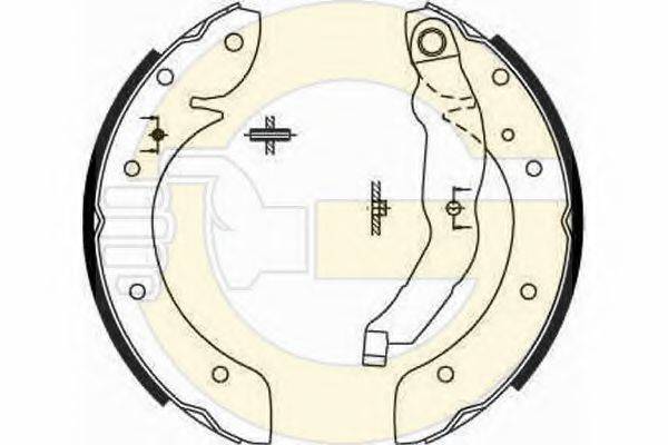 GIRLING 5185671 Комплект тормозных колодок