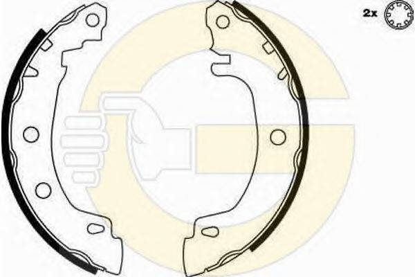 GIRLING 5186163 Комплект тормозных колодок