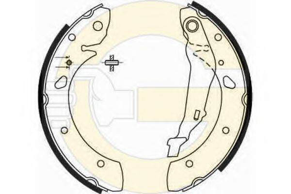 GIRLING 5186321 Комплект тормозных колодок