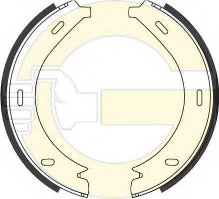 GIRLING 5186884 Комплект тормозных колодок, стояночная тормозная система