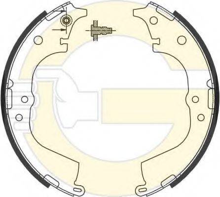 GIRLING 5186939 Комплект тормозных колодок