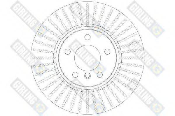 GIRLING 6062205 Тормозной диск