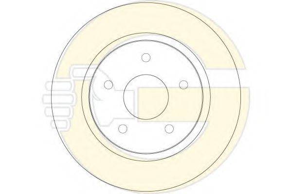 GIRLING 6063254 Тормозной диск
