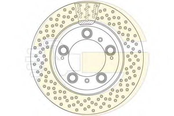 GIRLING 6063375 Тормозной диск