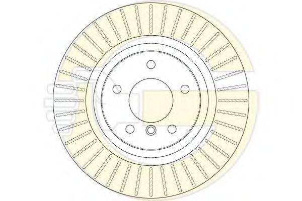 GIRLING 6063525 Тормозной диск